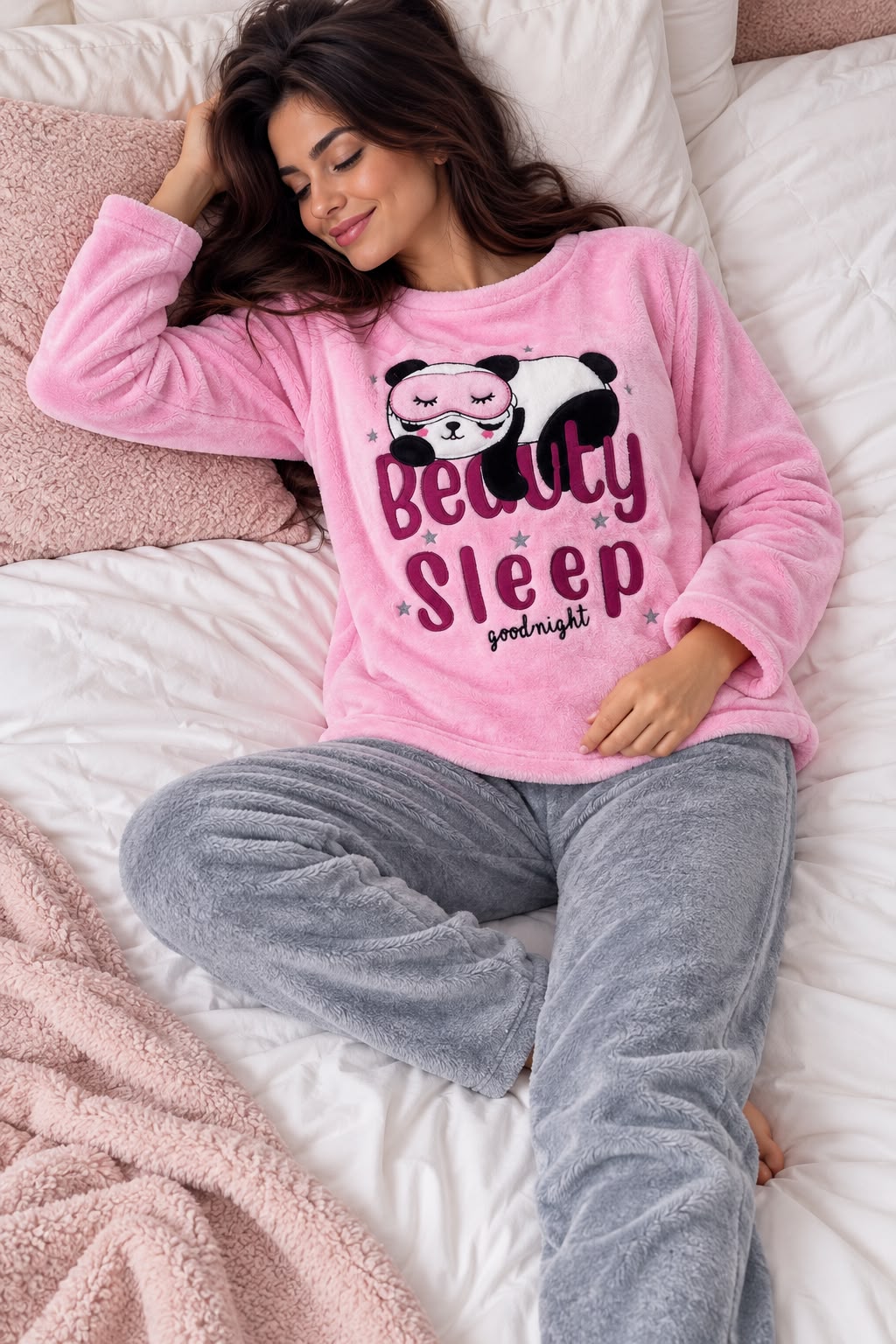 Polar PJ Rose / Grey - Panda Beauty Sleep