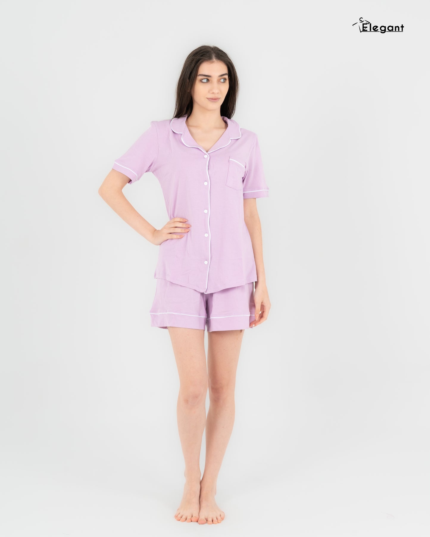 Classic PJ Shorts - Lavender