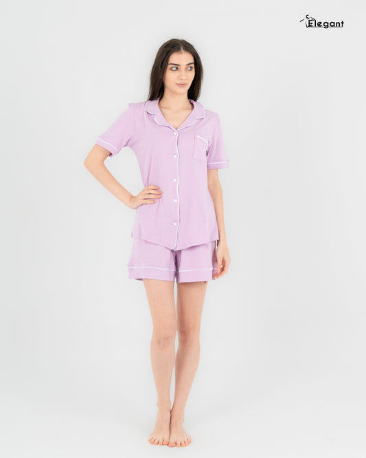 Classic PJ Shorts - Lavender