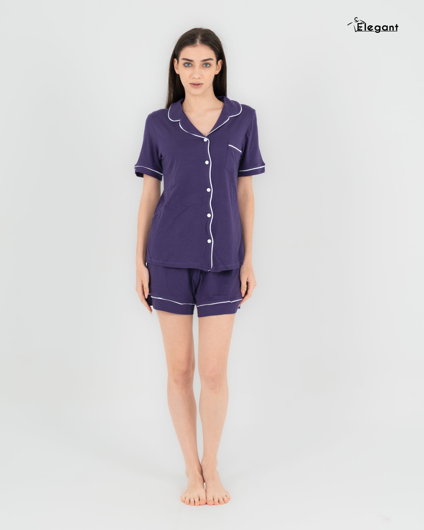Classic PJ Shorts - Purple