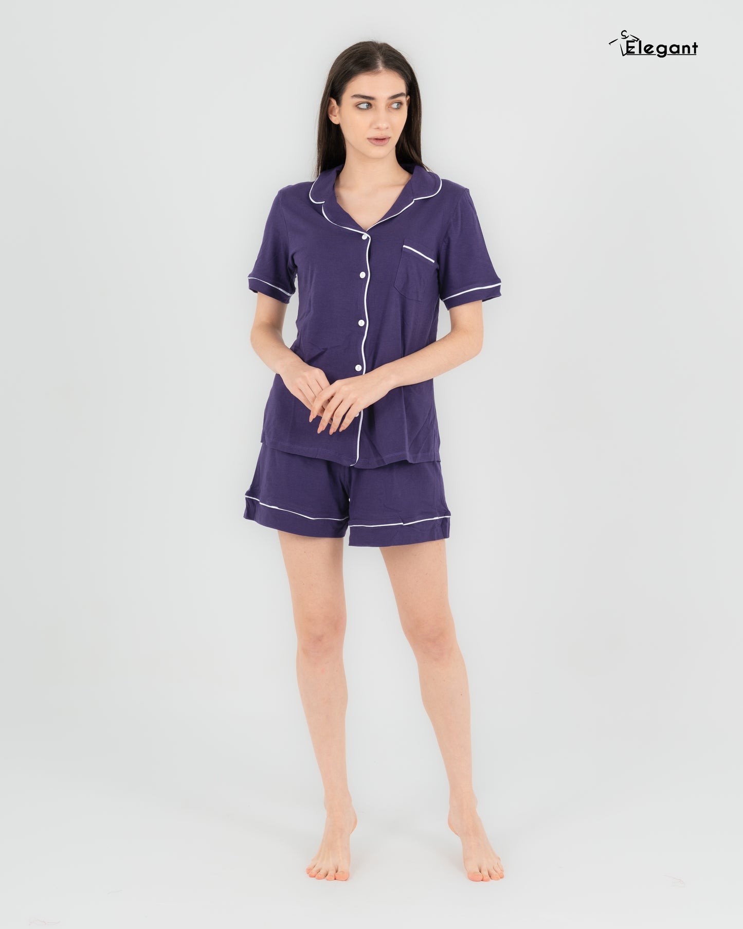 Classic PJ Shorts - Purple