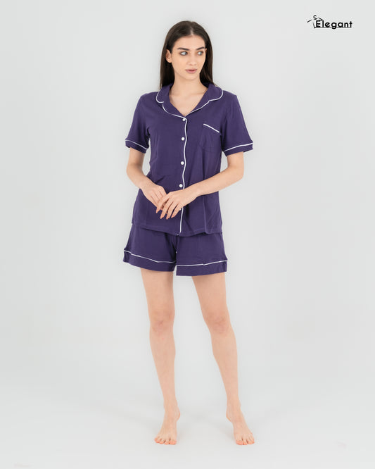 Classic PJ Shorts - Purple