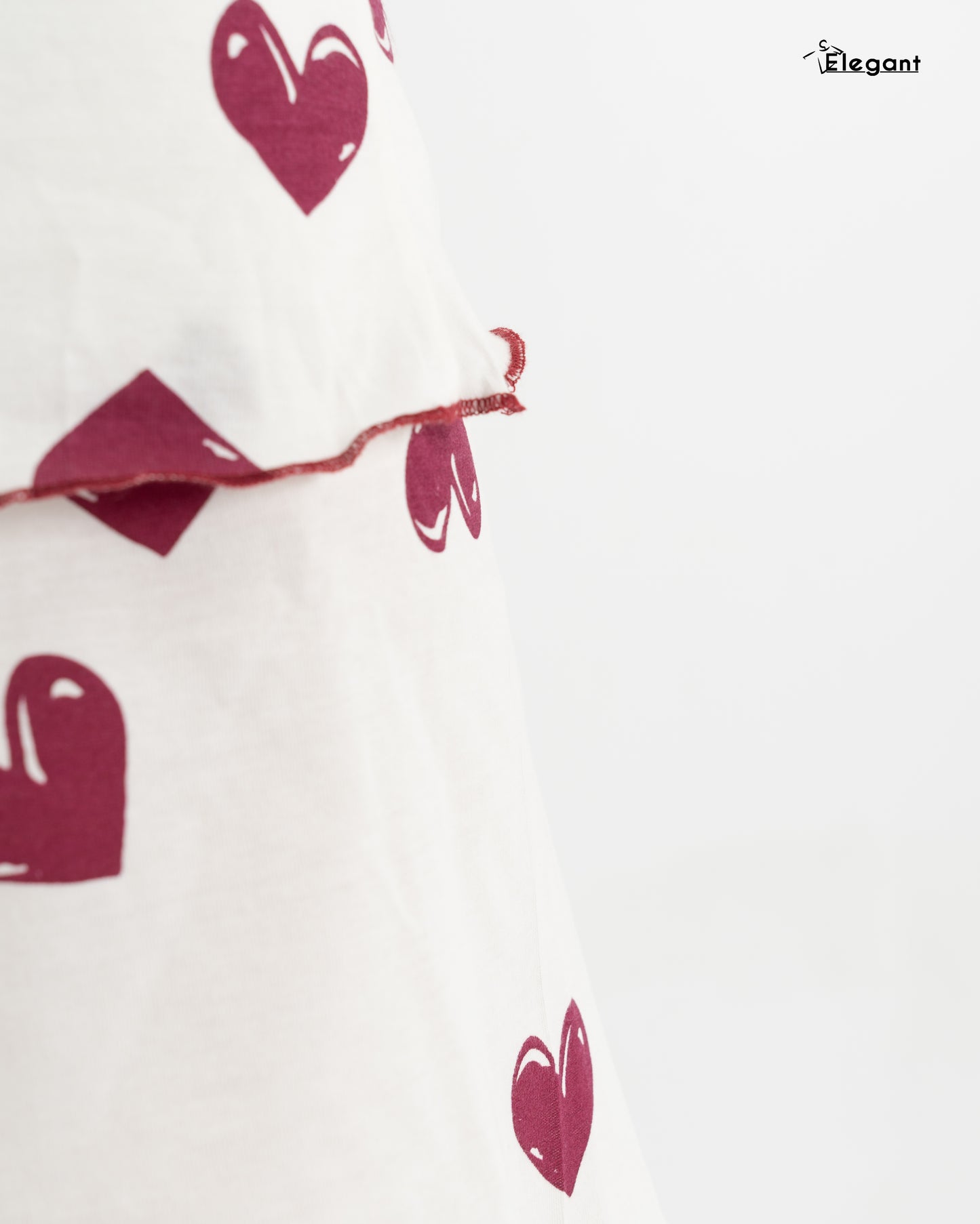 PJ Shorts Cotton - Minimal Hearts