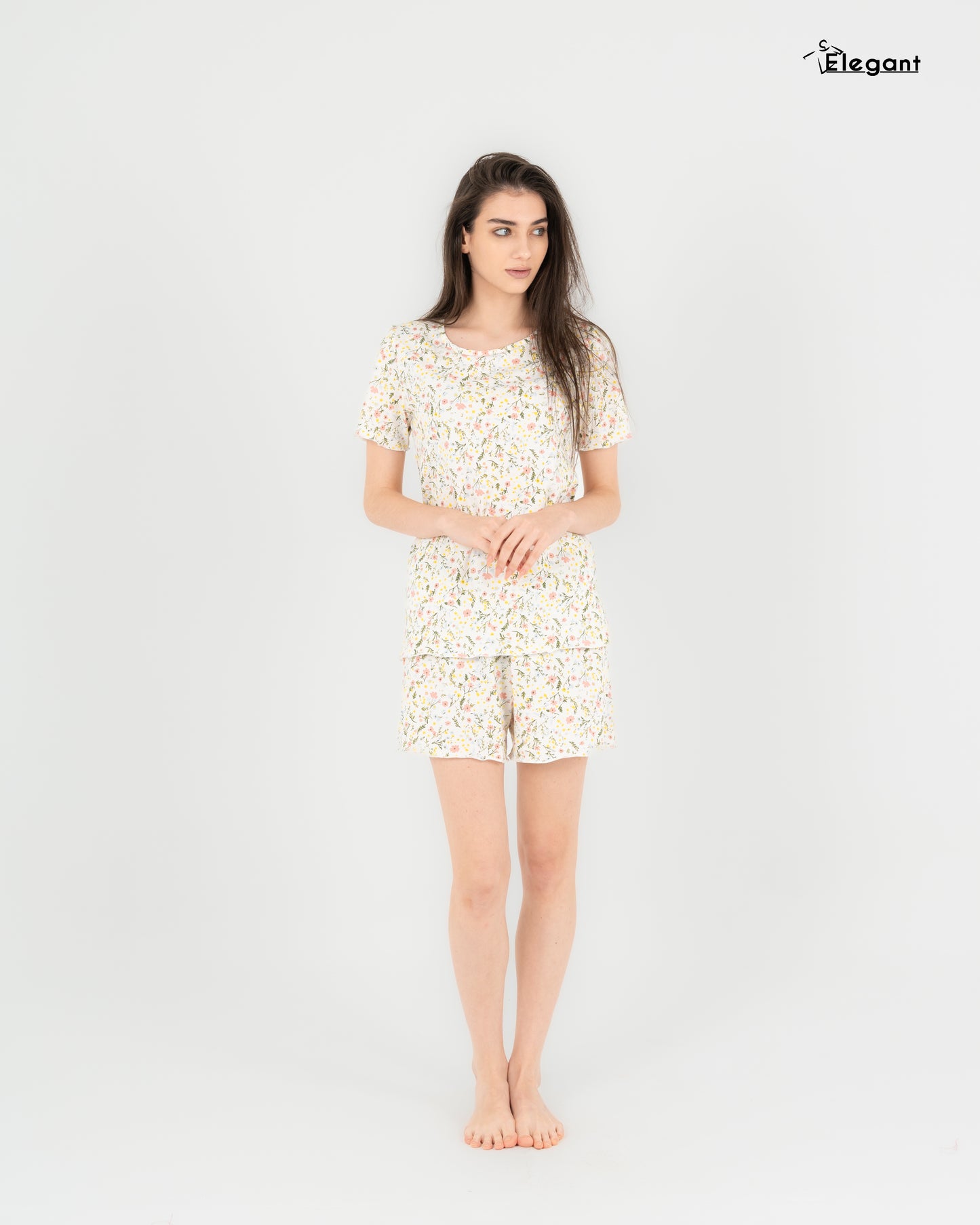 PJ Shorts Cotton - Spring Flori