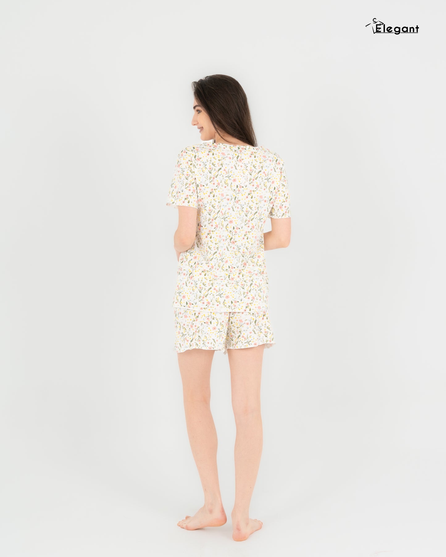PJ Shorts Cotton - Spring Flori
