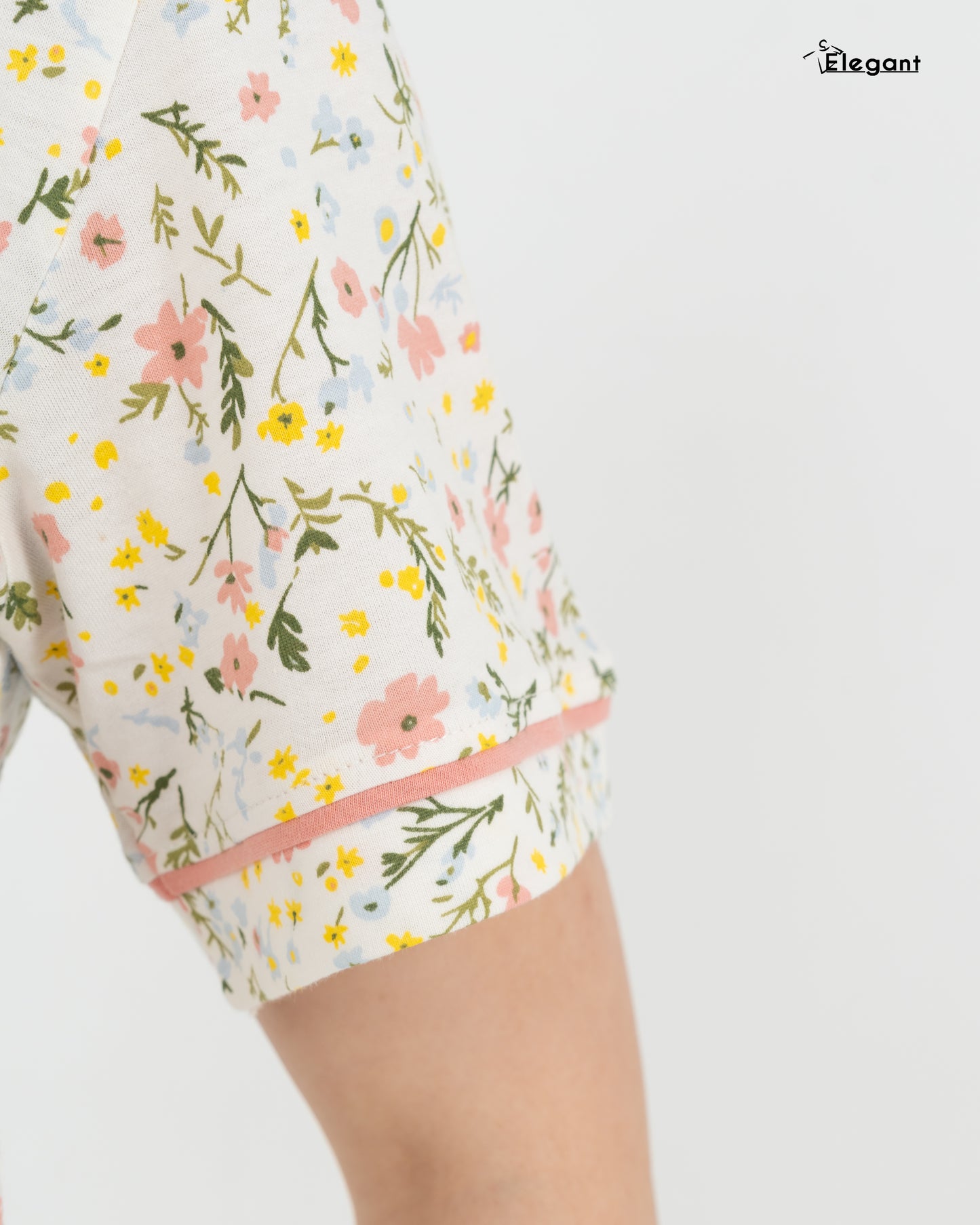 Classic PJ Pants Cotton Wide Leg Printed - Spring Flori