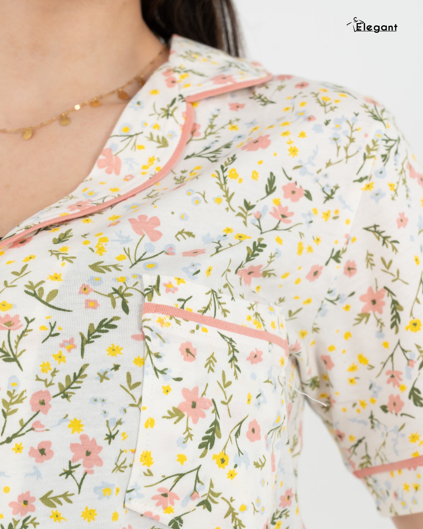 Classic PJ Pants Cotton Wide Leg Printed - Spring Flori