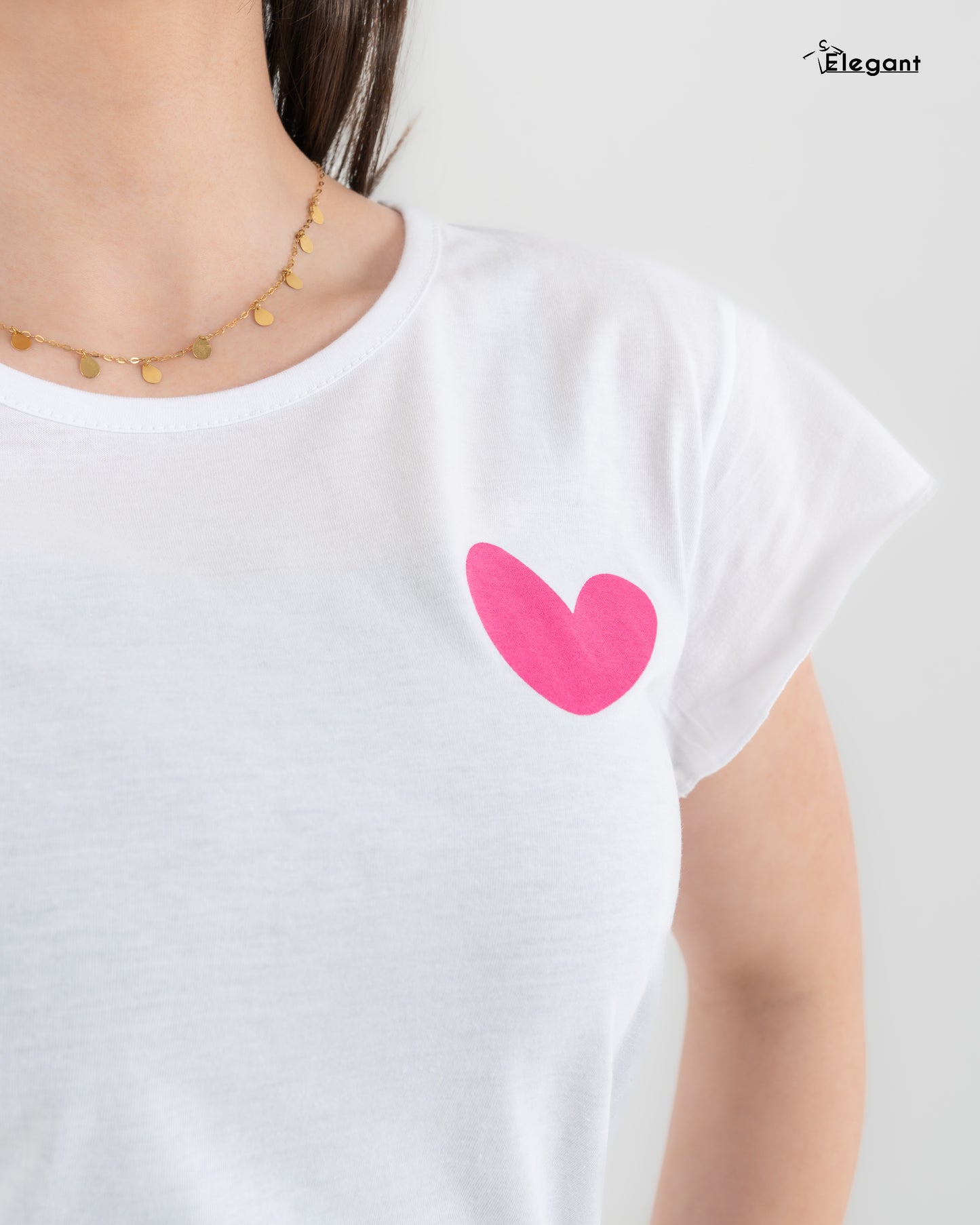 PJs Pants Cotton - White Candy Hearts